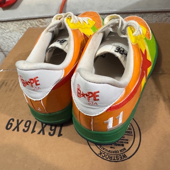 A Bathing Ape Bapesta Patent Leather 11th ANNIVERARY - Picture 4 of 7